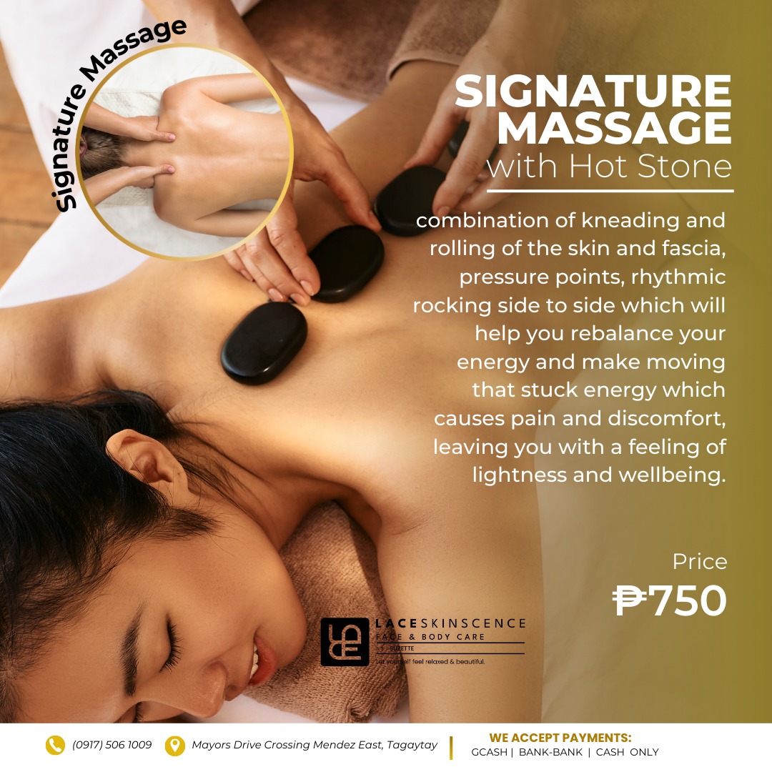 Signature Massage with Hot Stone